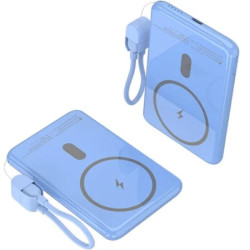 Powerbank 5000mAh Leotec LEPOWW20W5B/ 20W/ Wireless/ Azul/ I | APLIUM