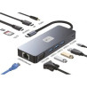 Docking USB Tipo-C Leotec LEDS03/ 3xUSB/ 1xUSB Tipo-C PD/ 1x | APLIUM