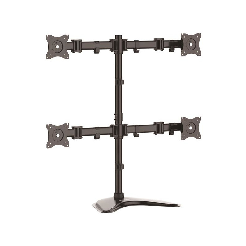 Monitor Stand - Quad - Desktop - Steel
