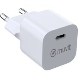 Cargador de Pared Muvit For Change MCACC0048/ 1xUSB Tipo-C/ | APLIUM