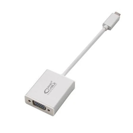 Cable Conversor Nanocable 10.16.4101/ USB Tipo-C Macho - VGA | APLIUM