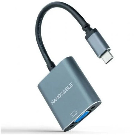 Conversor Nanocable 10.16.4101-G/ USB Tipo-C Macho - VGA Hem | APLIUM