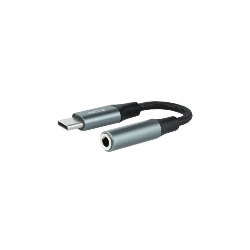 Conversor USB Tipo-C Nanocable 10.24.1204/ USB Tipo-C Macho - Jack 3.5