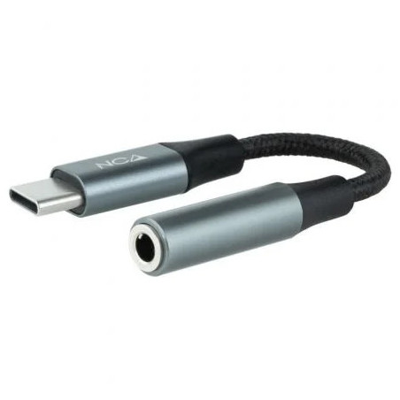 Conversor USB Tipo-C Nanocable 10.24.1204/ USB Tipo-C Macho - Jack 3.5