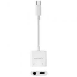Adaptador Audio Nanocable 10.24.1206/ USB Tipo-C Macho - Jack 3.5 Hemb