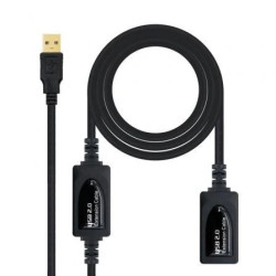Cable Alargador USB 2.0 Nanocable 10.01.0212/ USB Macho - USB Hembra/