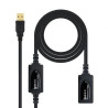 Cable Alargador USB 2.0 Nanocable 10.01.0212/ USB Macho - USB Hembra/