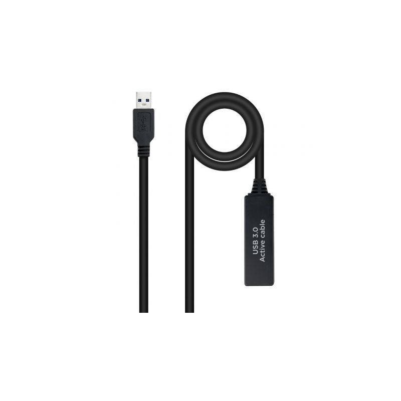 Cable Alargador Amplificador USB 3.0 Nanocable 10.01.0312/ USB Macho -