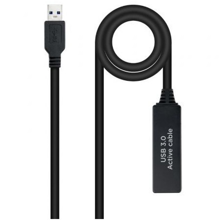 Cable Alargador Amplificador USB 3.0 Nanocable 10.01.0312/ USB Macho -