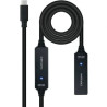 Cable Alargador USB Tipo-C 3.2 con Amplificador Nanocable 10.01.1312/