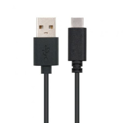 Cable USB 2.0 Tipo-C Nanocable 10.01.2100/ USB Tipo-C Macho - USB Mach