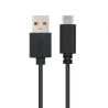 Cable USB 2.0 Tipo-C Nanocable 10.01.2100/ USB Tipo-C Macho - USB Mach