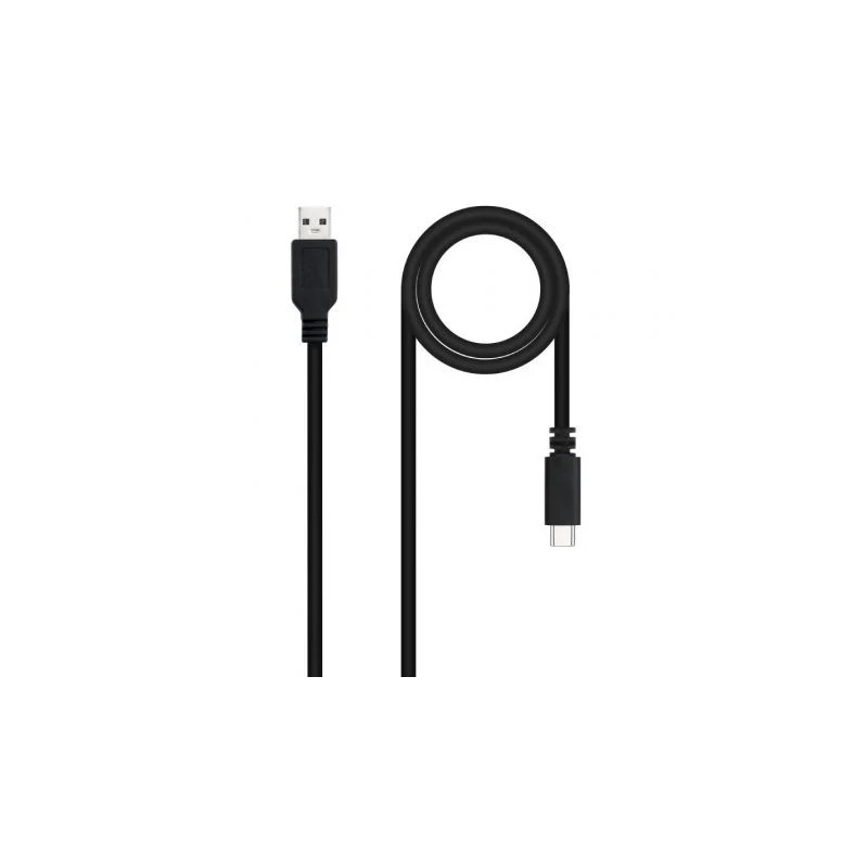 Cable USB 2.0 Nanocable 10.01.2101-L150/ USB Tipo-C Macho - USB Macho/