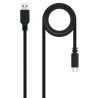 Cable USB 2.0 Nanocable 10.01.2101-L150/ USB Tipo-C Macho - USB Macho/