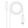 Cable USB 2.0 Nanocable 10.01.2101-L150-W/ USB Tipo-C Macho - USB Mach