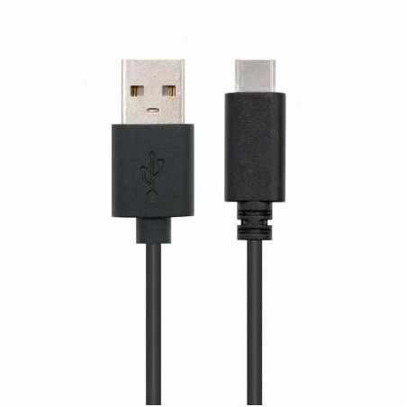 Cable USB 2.0 Nanocable 10.01.2102/ USB Tipo-C Macho - USB Macho/ 480M