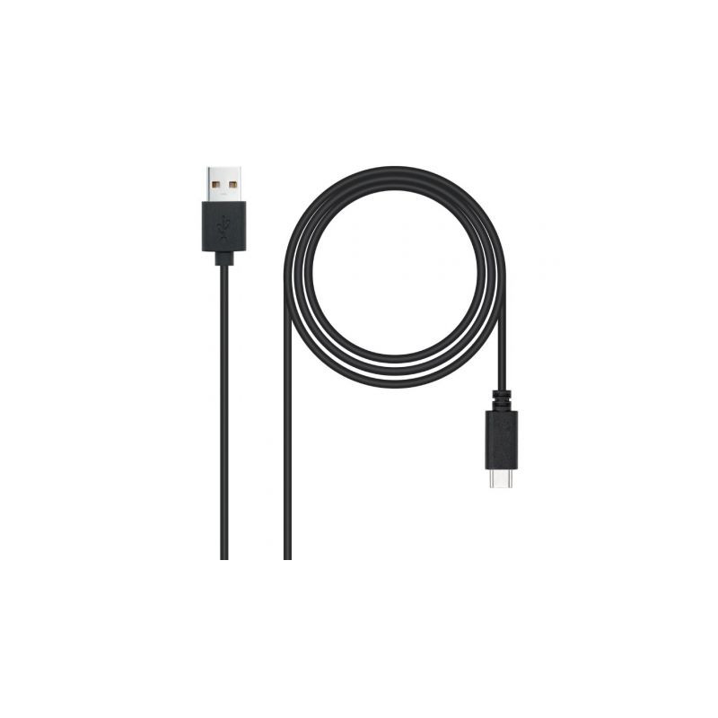 Cable USB 2.0 Nanocable 10.01.2103/ USB Macho - USB Tipo-C Macho/ 480M