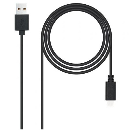 Cable USB 2.0 Nanocable 10.01.2103/ USB Macho - USB Tipo-C Macho/ 480M