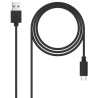 Cable USB 2.0 Nanocable 10.01.2103/ USB Macho - USB Tipo-C Macho/ 480M