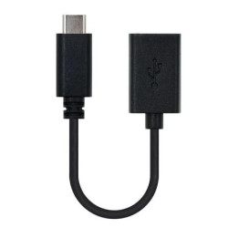 Cable USB 2.0 Tipo-C Nanocable 10.01.2400/ USB Tipo-C Macho - USB Hemb