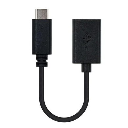 Cable USB 2.0 Tipo-C Nanocable 10.01.2400/ USB Tipo-C Macho - USB Hemb