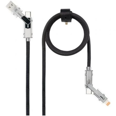 Cable USB 2.0 Tipo-C Nanocable 10.01.2601/ USB Tipo-C Macho + USB Mach