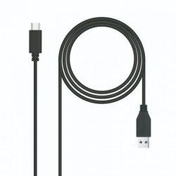 Cable USB 3.1 Tipo-C Nanocable 10.01.4000/ USB Tipo-C Macho - USB Mach