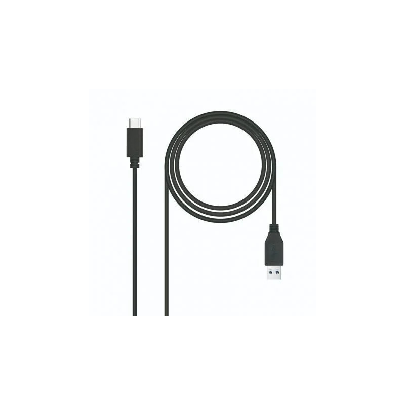 Cable USB 3.1 Tipo-C Nanocable 10.01.4000/ USB Tipo-C Macho - USB Mach