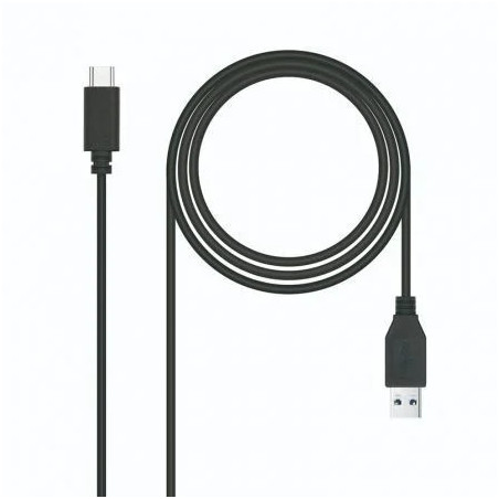 Cable USB 3.1 Tipo-C Nanocable 10.01.4000/ USB Tipo-C Macho - USB Mach