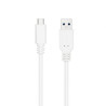 Cable USB 3.1 Tipo-C Nanocable 10.01.4000-W/ USB Tipo-C Macho - USB Ma