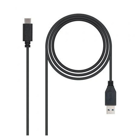 Cable USB 3.1 Nanocable 10.01.4001/ USB Tipo-C Macho - USB Macho/ 1m/