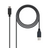 Cable USB 3.1 Nanocable 10.01.4001/ USB Tipo-C Macho - USB Macho/ 1m/
