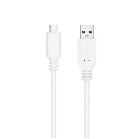 Cable USB 3.1 Nanocable 10.01.4002-W/ USB Tipo-C Macho - USB Macho/ 2m