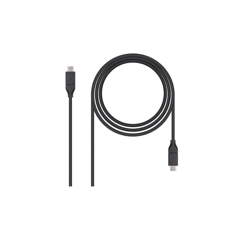 Cable USB 3.1 Nanocable 10.01.4101/ USB Tipo-C Macho - USB Tipo-C Mach