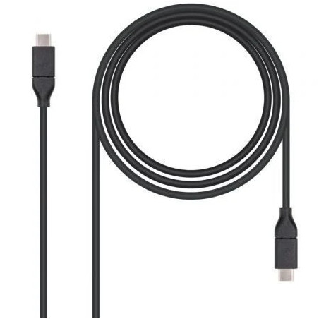 Cable USB 3.1 Nanocable 10.01.4101/ USB Tipo-C Macho - USB Tipo-C Mach