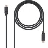Cable USB 3.1 Nanocable 10.01.4101/ USB Tipo-C Macho - USB Tipo-C Mach