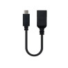Cable USB 3.1 Nanocable 10.01.4201/ USB Tipo-C Macho - USB Hembra/ 15c