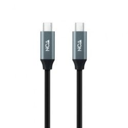 Cable USB 3.2 Tipo-C Nanocable 10.01.4301 5A 100W/ USB Tipo-C Macho -