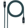 Cable USB 3.2 Tipo-C Nanocable 10.01.4301-L150-COMB/ USB Tipo-C Macho