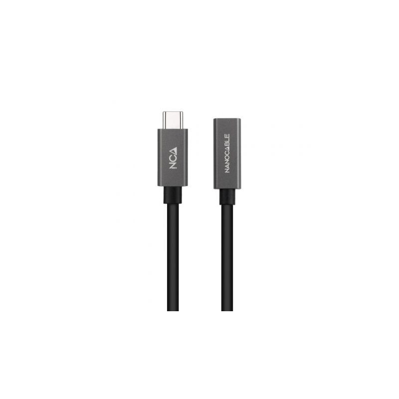 Cable Alargador USB 3.2 Nanocable 10.01.4400/ USB Tipo-C Macho - USB T