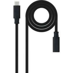 Cable Alargador USB Tipo-C 3.2 Nanocable 10.01.4500/ USB Tipo-C Macho