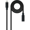 Cable Alargador USB Tipo-C 3.2 Nanocable 10.01.4500/ USB Tipo-C Macho