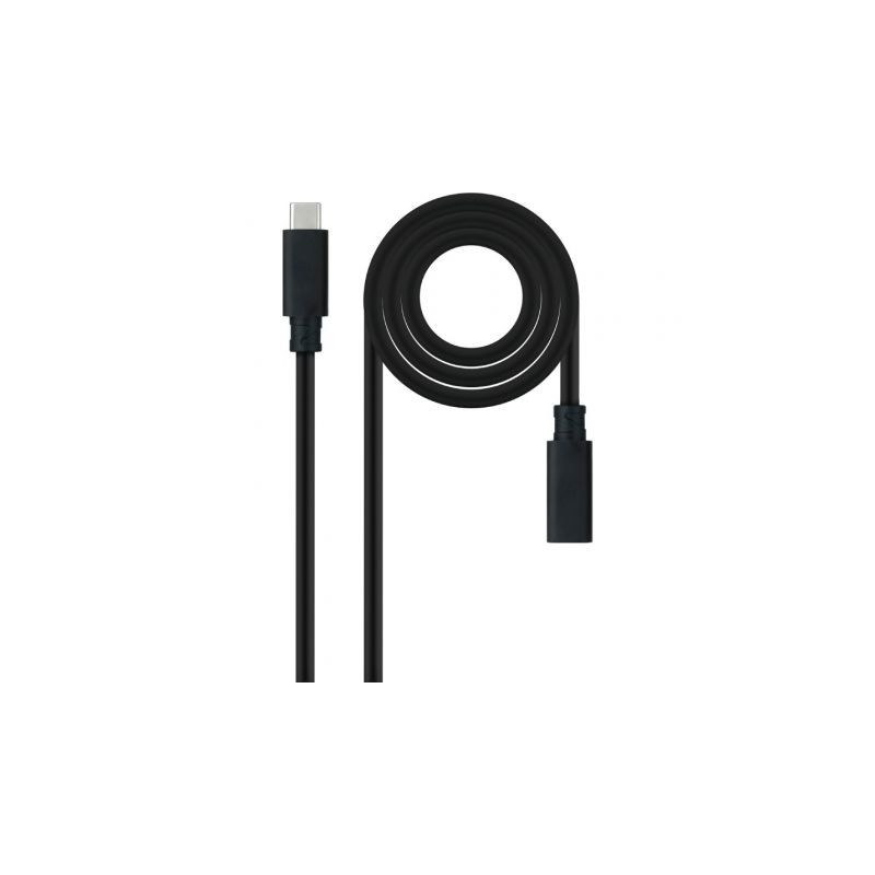 Cable Alargador USB Tipo-C 3.2 Nanocable 10.01.4501/ USB Tipo-C Macho