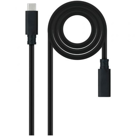 Cable Alargador USB Tipo-C 3.2 Nanocable 10.01.4501/ USB Tipo-C Macho