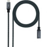 Cable Alargador USB Tipo-C 3.2 Nanocable 10.01.4501-L150-COMB/ USB Tip