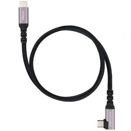 Cable USB 3.2 Tipo-C Acodado Nanocable 10.01.4703/ USB Tipo-C Macho -