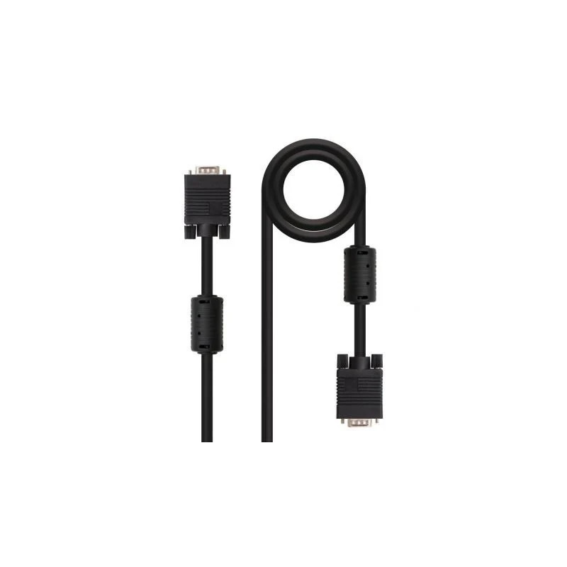 Cable SVGA Nanocable 10.15.0115/ VGA Macho - VGA Macho/ 15m/ Negro