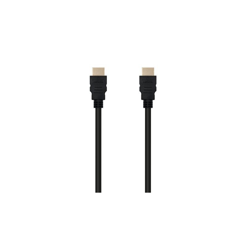 Cable HDMI 1.3b Nanocable 10.15.0301/ HDMI Macho - HDMI Macho/ 1m/ Neg