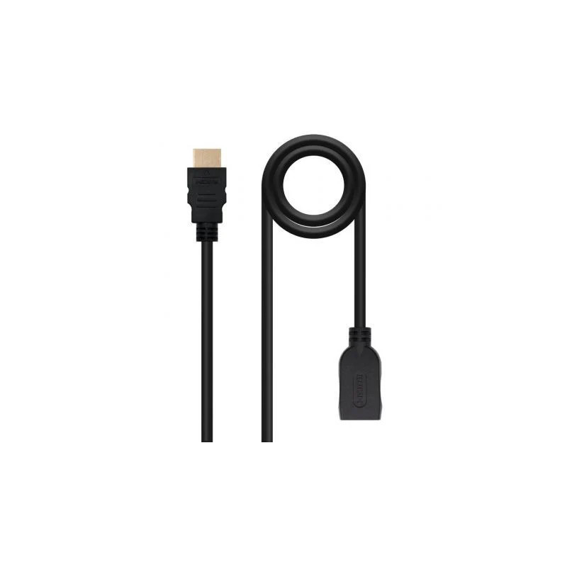 Cable Alargador HDMI Nanocable 10.15.1013/ HDMI Macho - HDMI Hembra/ 3