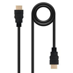 Cable HDMI 1.4 Nanocable 10.15.1705/ HDMI Macho - HDMI Macho/ 5m/ Negr